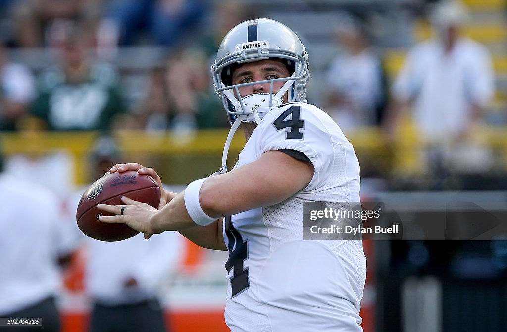 Oakland Raiders v Green Bay Packers