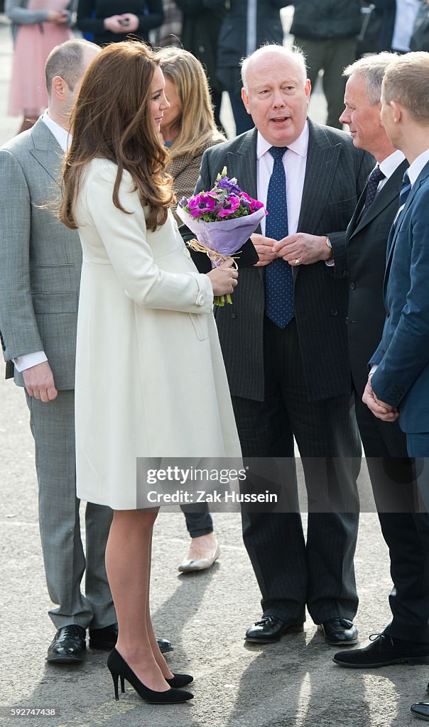 UK - The Duchess of Cambridge visits Ealing Studios in London