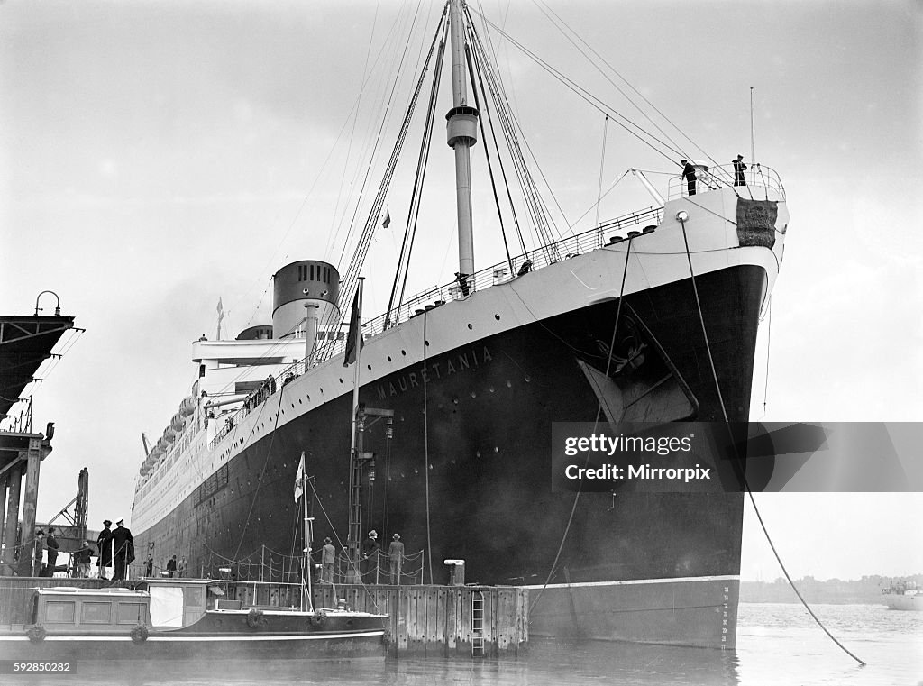 RMS Mauretania, 1939
