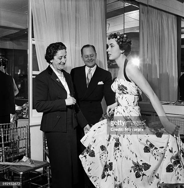 Dress Show at one of the great English Couturiers Digby Morton. The Great Fashion Houses also give a limited number of invitations to pupils of dress...