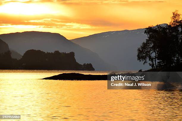 norway - midnight sun stock pictures, royalty-free photos & images