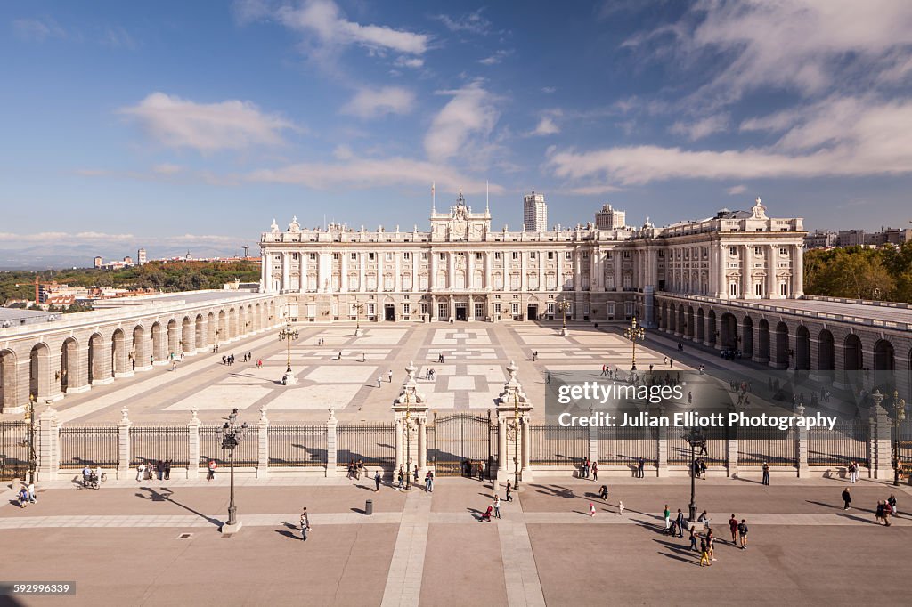 Palacio Real in Madrid, Spain.