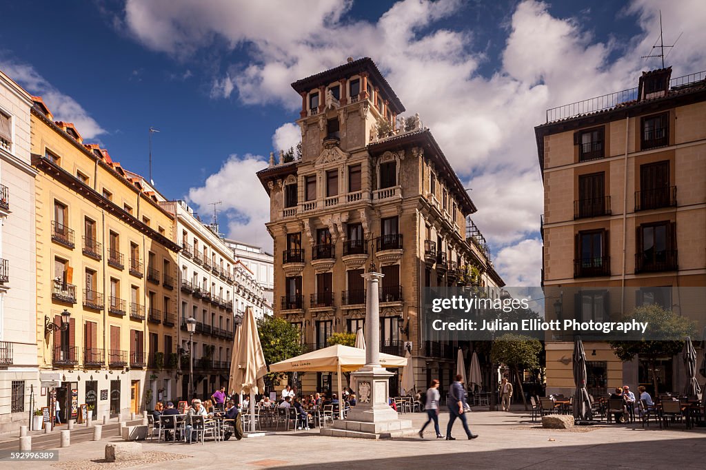 Plaza de Ramales in Madrid, Spain.