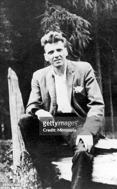 Ian Brady, Circa 1961, pictured in Derbyshire Forest, where he used to go shooting. The Moors murders were carried out by Ian Brady and Myra Hindley...