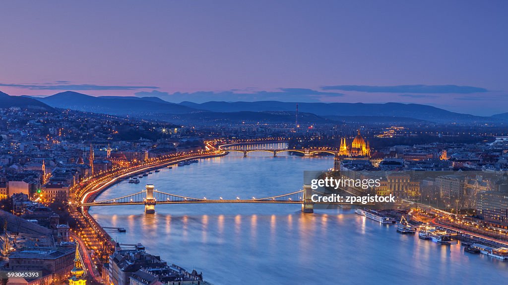 Budapest in the night