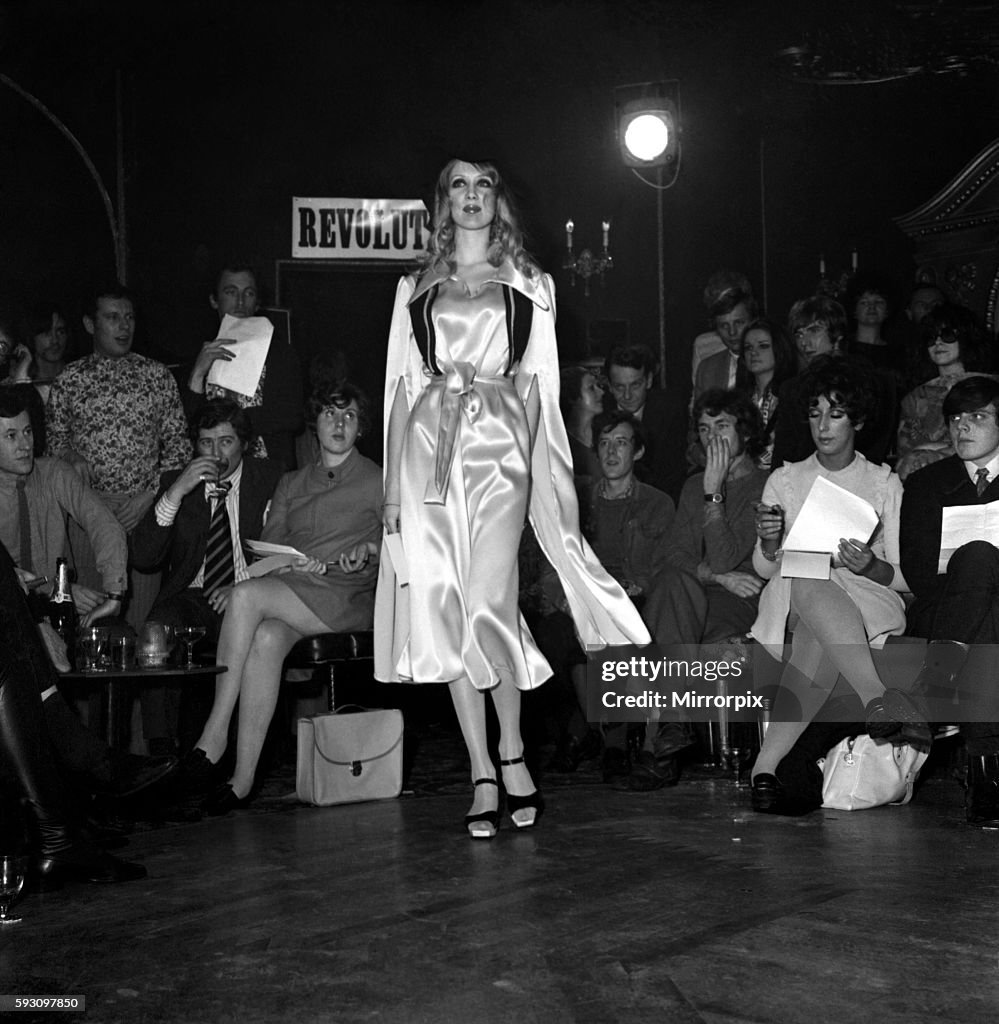Beatles at "Quorum" Fashion Show at Revolution Club, Mayfair.