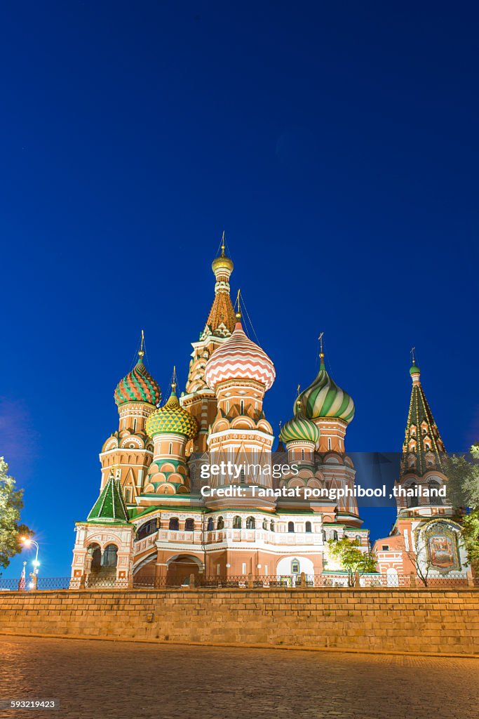 St. Basil's cathedral at Red Square, Moscow