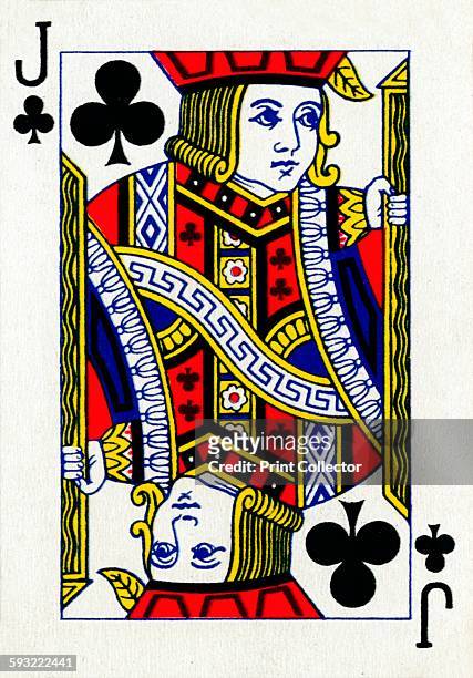 Artist Unknown, Jack of Clubs from a deck of Goodall & Son Ltd. Playing cards, circa 1940. [Goodall & Son Ltd., London, circa 1940]