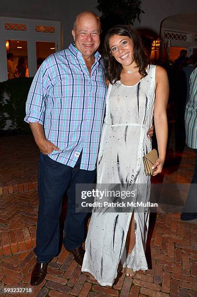 David Tepper and Casey Tepper attend the Apollo in the Hamptons 2016 party at The Creeks on August 20, 2016 in East Hampton, New York.