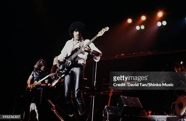 Thin Lizzy in a live show in the United States, unknown, 1978.