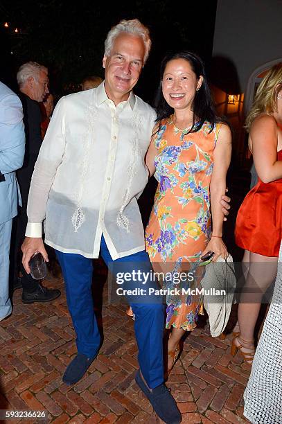 Jim Rosenthal and Kayley Rosenthal attend the Apollo in the Hamptons 2016 party at The Creeks on August 20, 2016 in East Hampton, New York.