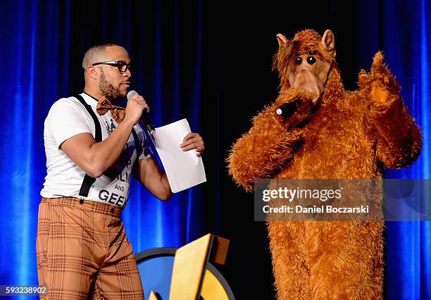 Guests cosplay during Wizard World Comic Con Chicago 2016 - Day 3 at Donald E. Stephens Convention Center on August 20, 2016 in Rosemont, Illinois.