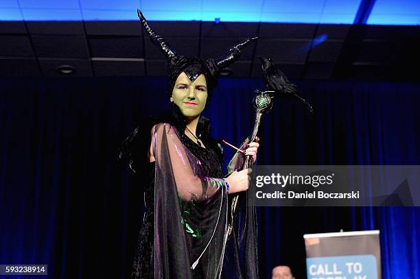 Guest cosplays during Wizard World Comic Con Chicago 2016 - Day 3 at Donald E. Stephens Convention Center on August 20, 2016 in Rosemont, Illinois.