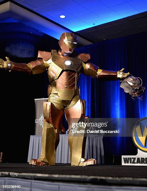 Guest cosplays during Wizard World Comic Con Chicago 2016 - Day 3 at Donald E. Stephens Convention Center on August 20, 2016 in Rosemont, Illinois.