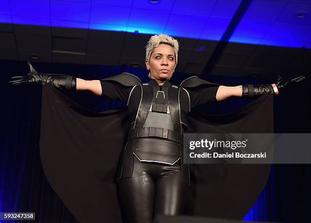 Guest cosplays during Wizard World Comic Con Chicago 2016 - Day 3 at Donald E. Stephens Convention Center on August 20, 2016 in Rosemont, Illinois.