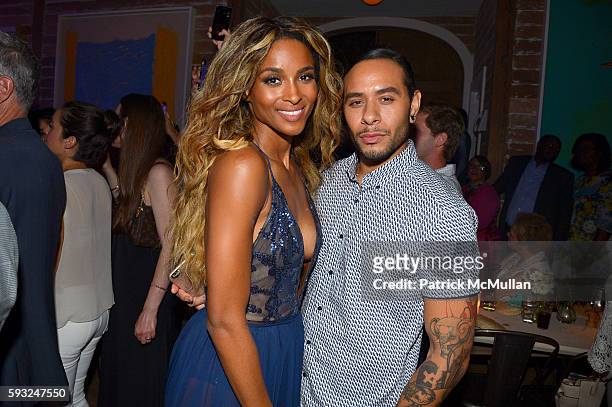 Ciara and Ceasar Ramirez attend the Apollo in the Hamptons 2016 party at The Creeks on August 20, 2016 in East Hampton, New York.