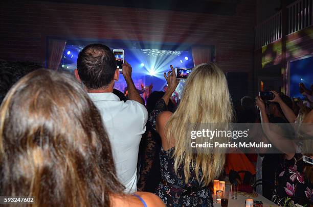 View of the crowd at the Apollo in the Hamptons 2016 party at The Creeks on August 20, 2016 in East Hampton, New York.