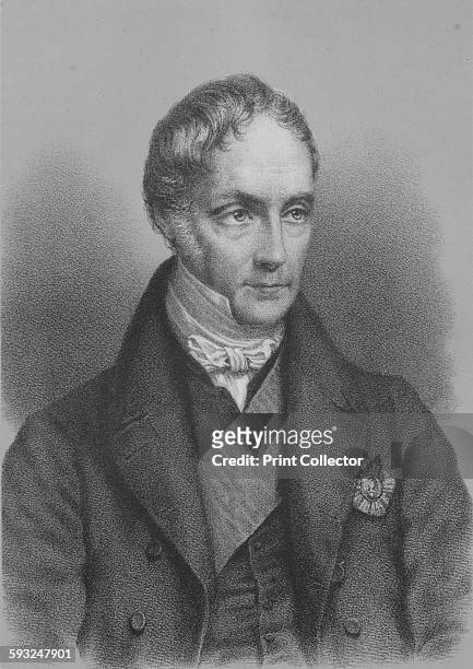 Artist Unknown, George Hamilton Gordon, 4th Earl of Aberdeen, British statesman, circa 1843 . From William Ewart Gladstone and His Contemporaries,...