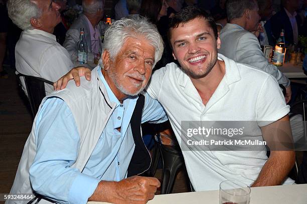 Tommy Baratta; Ray Nicholson attend the Apollo in the Hamptons 2016 party at The Creeks on August 20, 2016 in East Hampton, New York.