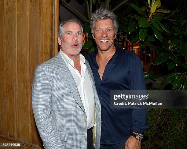 Thomas J. Henry and Jon Bon Jovi attend the Apollo in the Hamptons 2016 party at The Creeks on August 20, 2016 in East Hampton, New York.