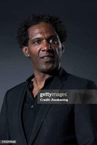 Lemn Sissay attends the Edinburgh International Book Festival on August 21, 2016 in Edinburgh, Scotland. The Edinburgh International Book Festival is...