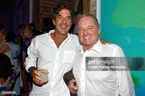 Orson Cummings and Rod Gilbert attend the Apollo in the Hamptons 2016 party at The Creeks on August 20, 2016 in East Hampton, New York.