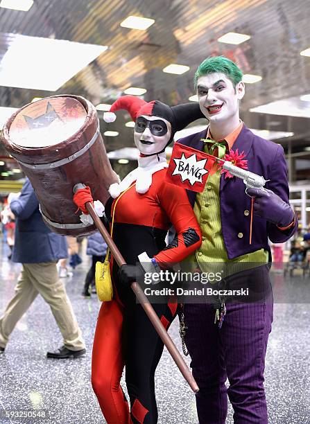 Guests cosplay during Wizard World Comic Con Chicago 2016 - Day 4 at Donald E. Stephens Convention Center on August 21, 2016 in Rosemont, Illinois.