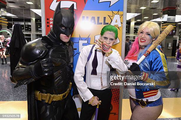 Guests cosplay during Wizard World Comic Con Chicago 2016 - Day 4 at Donald E. Stephens Convention Center on August 21, 2016 in Rosemont, Illinois.