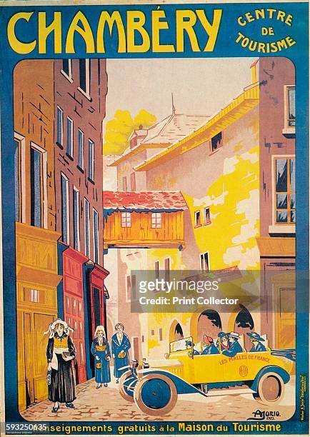 Artist Unknown, Advertisement for tourism at Chambery, France, circa 1920s.