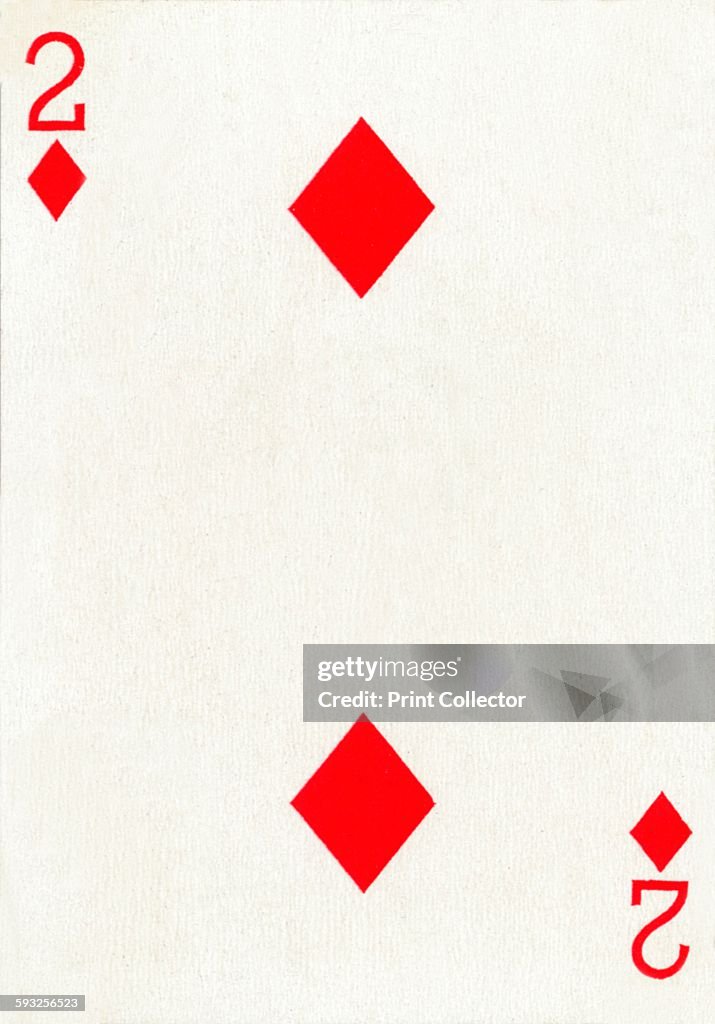 2 of Diamonds from a deck of Goodall & Son Ltd