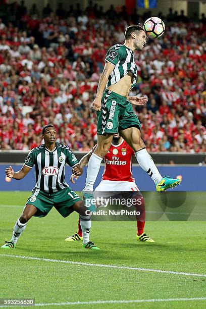 Setubal's defender Frederico Venancio during the Premier League 2016/17 match between SL Benfica v Vitoria SC, at Luz Stadium in Lisbon on August 21,...