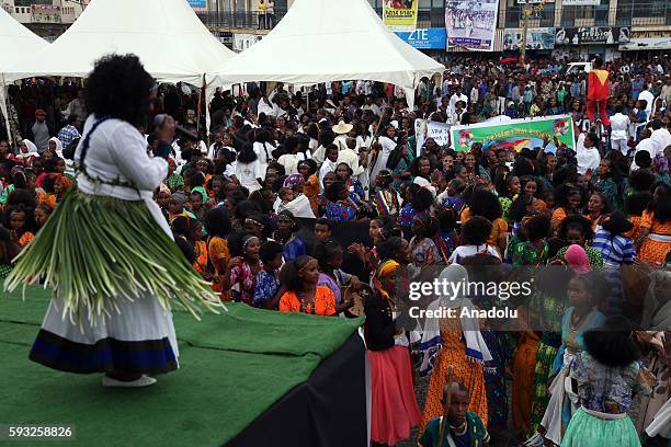 Asheda Orthodox Christians observe the Ashenda Festival marking the end of a ...