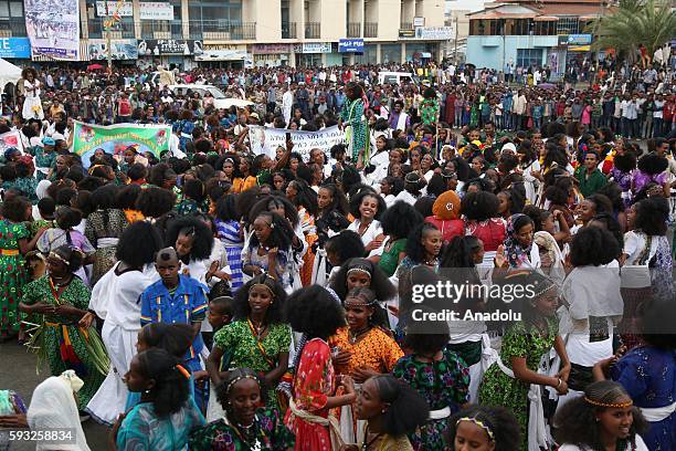 Asheda Orthodox Christians observe the Ashenda Festival marking the end of a ...