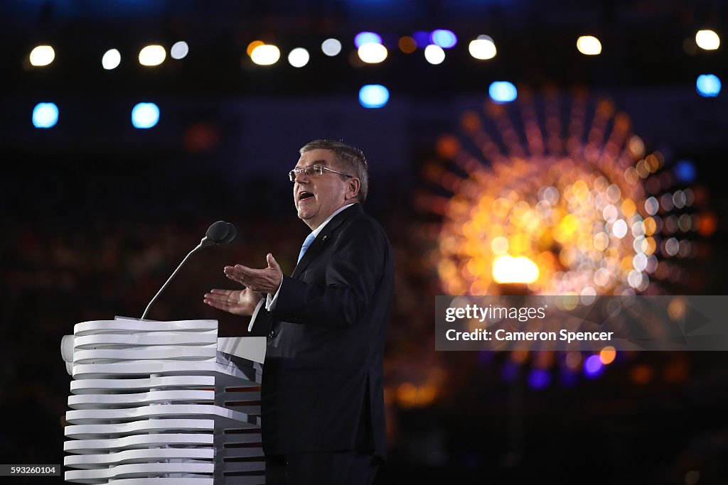 Closing Ceremony 2016 Olympic Games - Olympics: Day 16