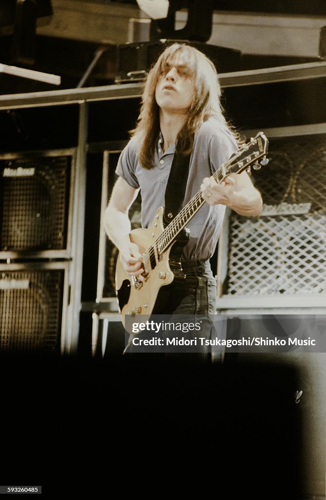 ACDC Malcolm Young At Donington Park Circuit