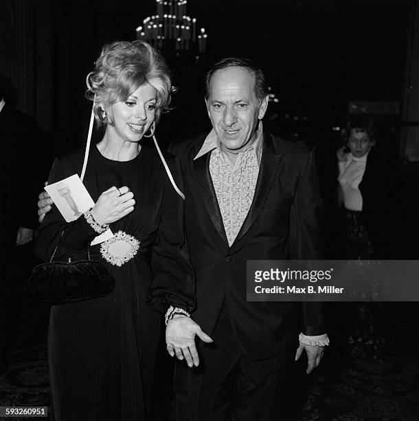 Actors Jack Klugman and Timothy Blake at the Golden Globe Awards, Los Angeles, February 1971.