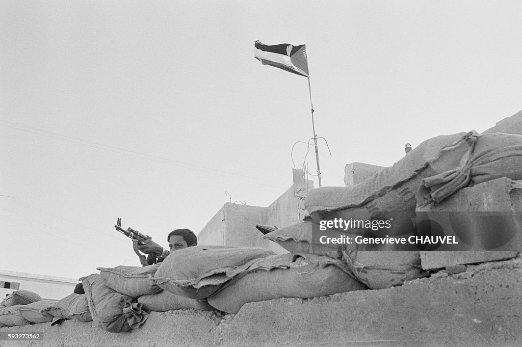 Fedayin Fighter in Bunker at Fatah Base