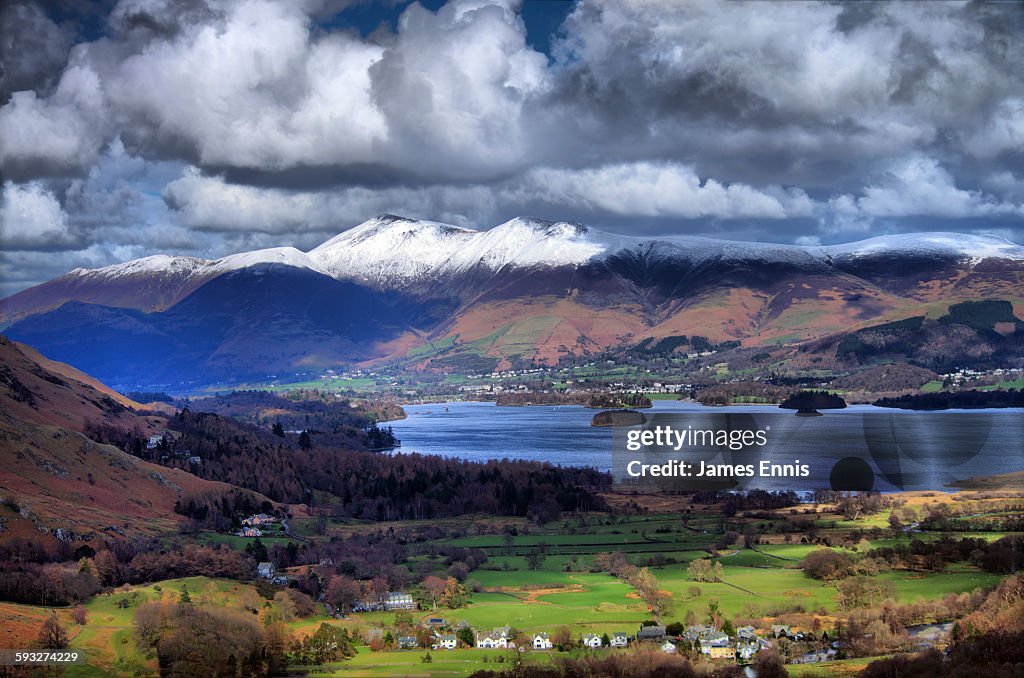 Derwentwater and Skiddaw, English Lake District