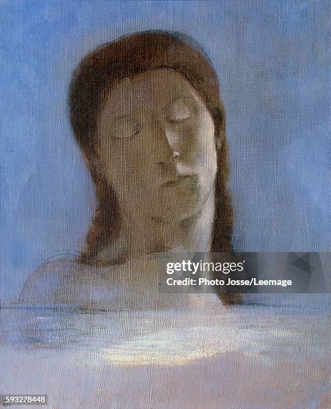 The Closed Eyes by Odilon Redon The Closed Eyes by Odilon Redon