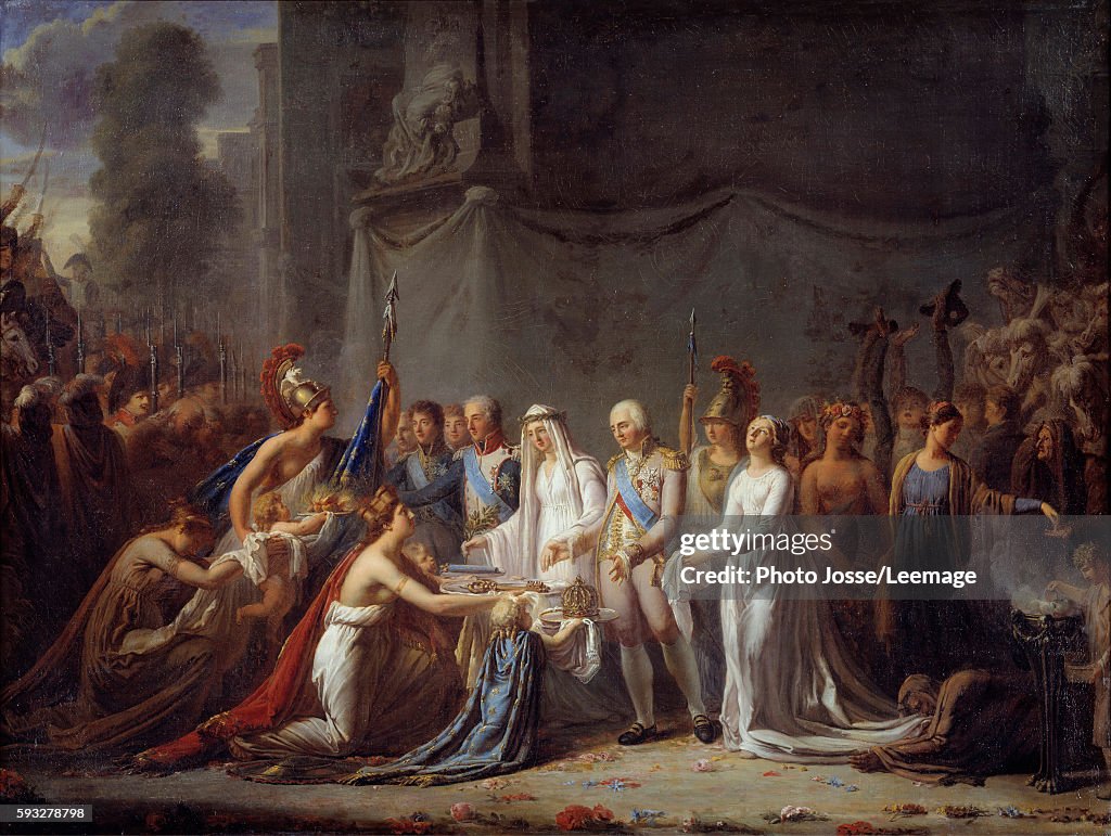 The entrance of Louis XVIII in Paris, in 1814 by Pierre Nicolas Legrand