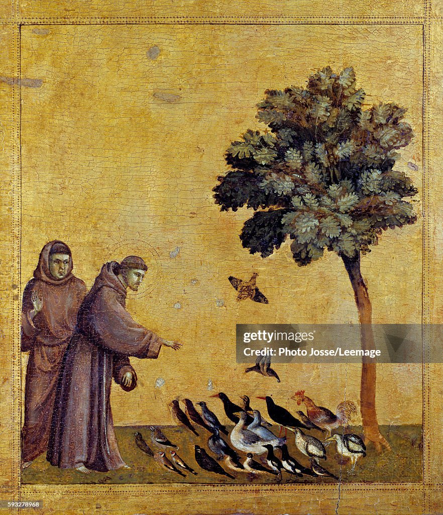 St. Francis of Assisi Preaching to the Birds by Giotto di Bondone