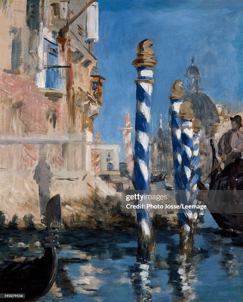 The Grand Canal of Venice or Blue Venice by Edouard Manet