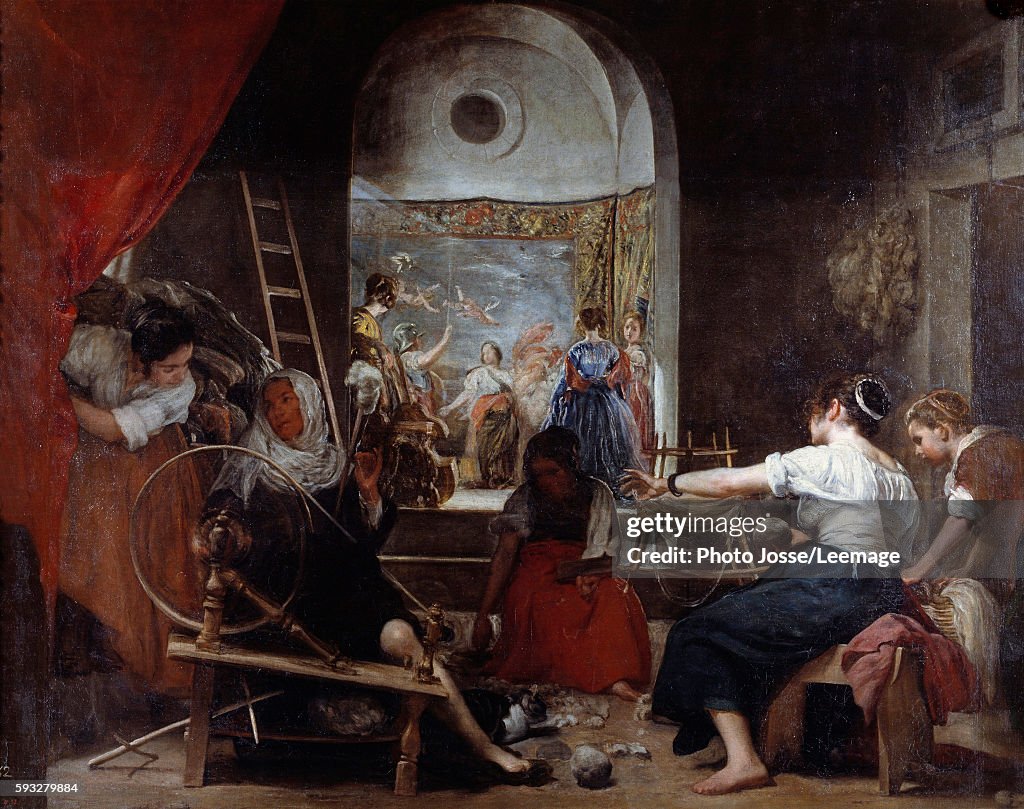 The Spinners or The fable of Arachne by Diego Velazquez