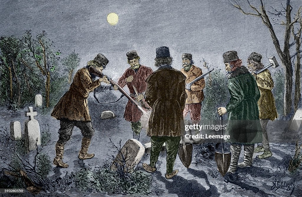 Elimination of a vampire in Romania