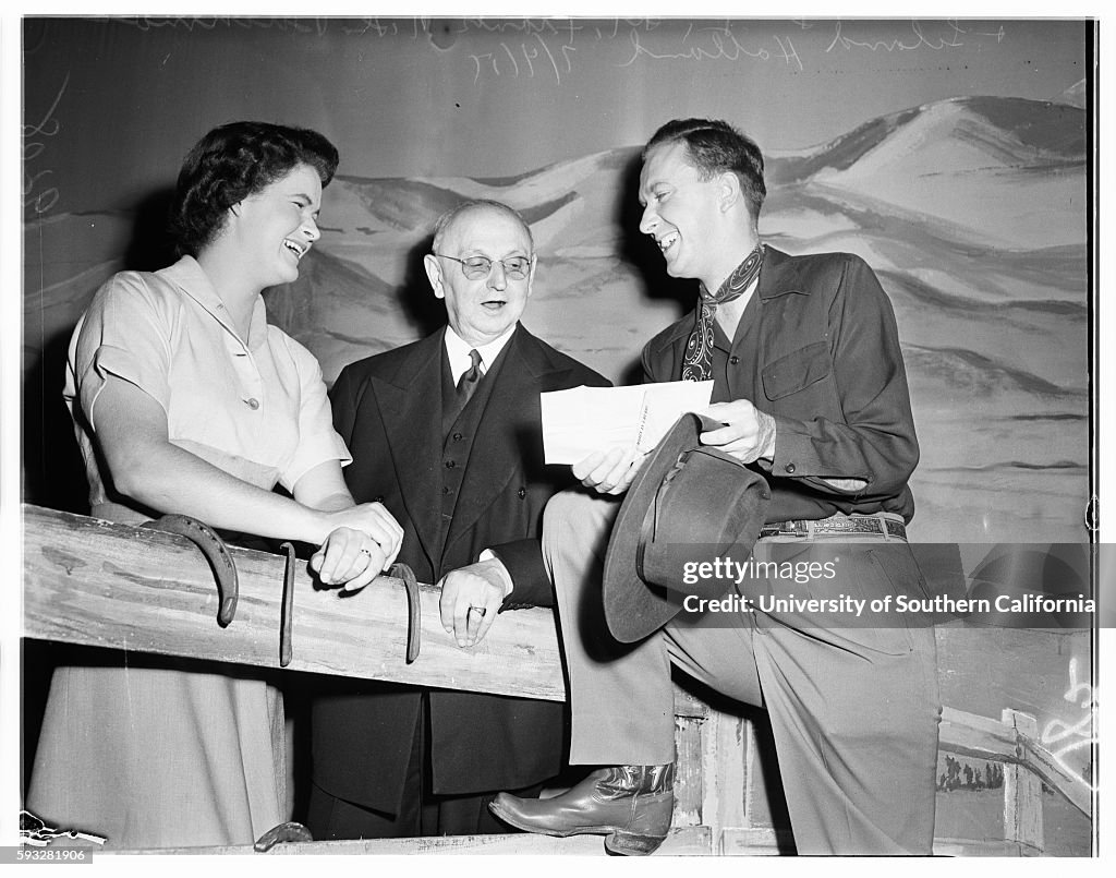 Play "Jotham Valley" presented by moral re-armament at Wilshire Ebell, 1951