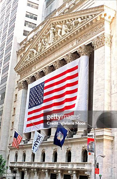 On the first day of business on Wall Street since terrorist leveled the World Trade Center, the New York Stock Exchange had heavy security and police...