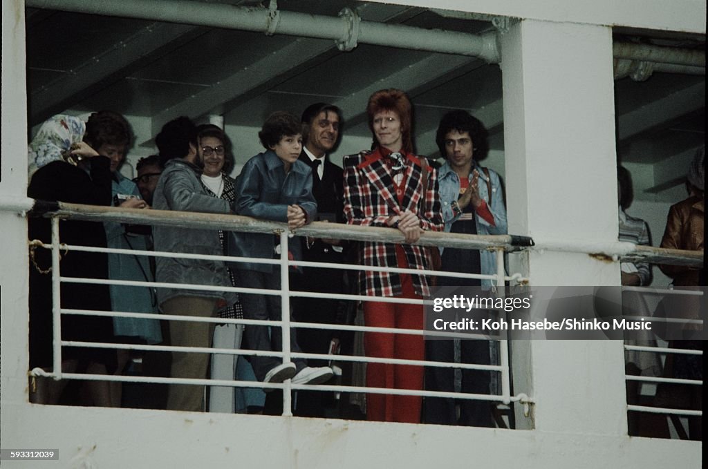 David Bowie On His First Arrival By Ship