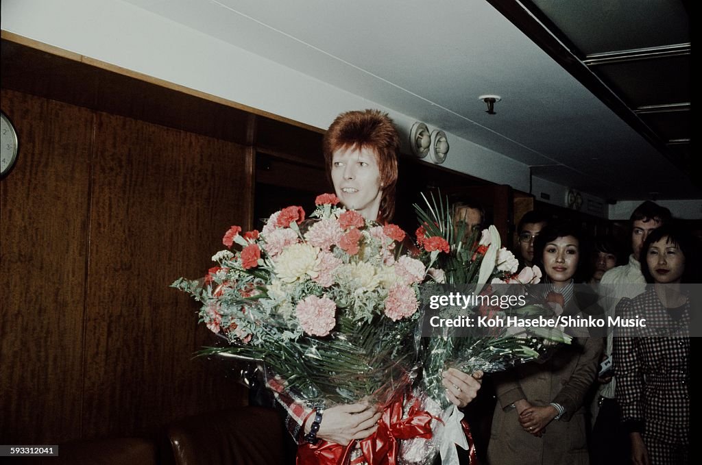 David Bowie Press Conference At Imperial Hotel