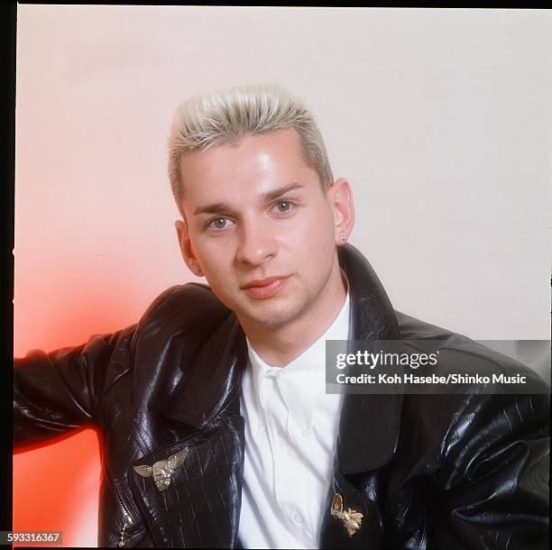 Depeche Mode David Gahan at photo studio in Tokyo, April 1985.