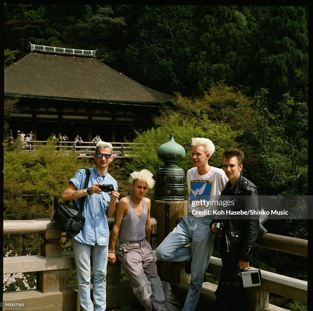 Depeche Mode Group Shot At Kiyomizu Temple In Higashiyama Kyoto